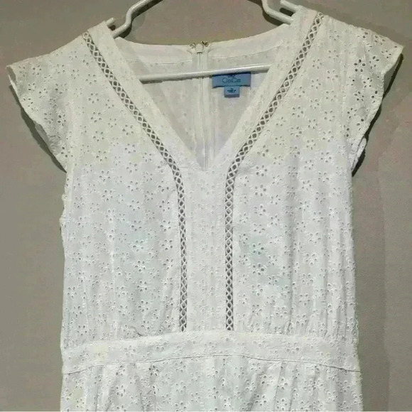 Cece White Lace Romper - Picture 2 of 5